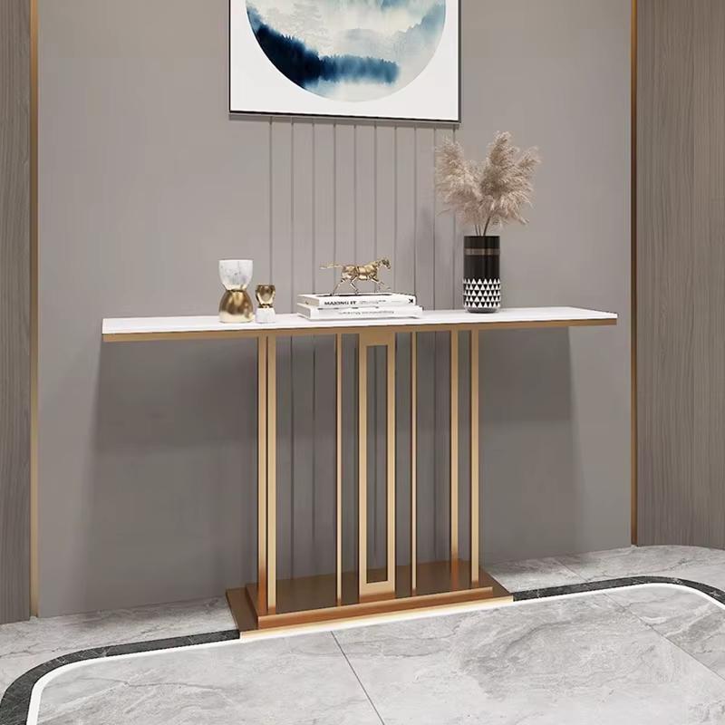 Table Console de luxe française, minimaliste, Glam, moderne, Premium, pour couloir, entrée, meubles 
