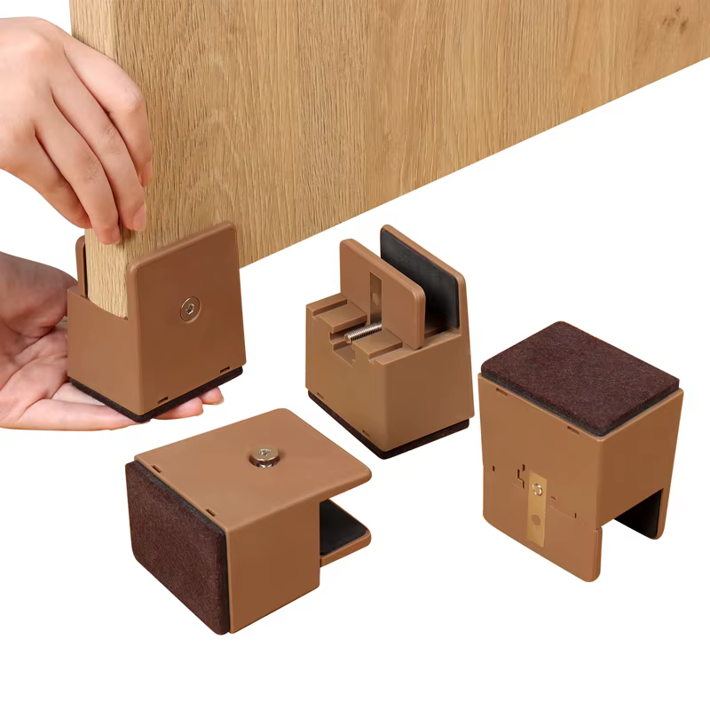 4 pièces pieds de chaise réglables Riser vis pince 2 4 pouces hauteur robuste canapé Tables lit meub