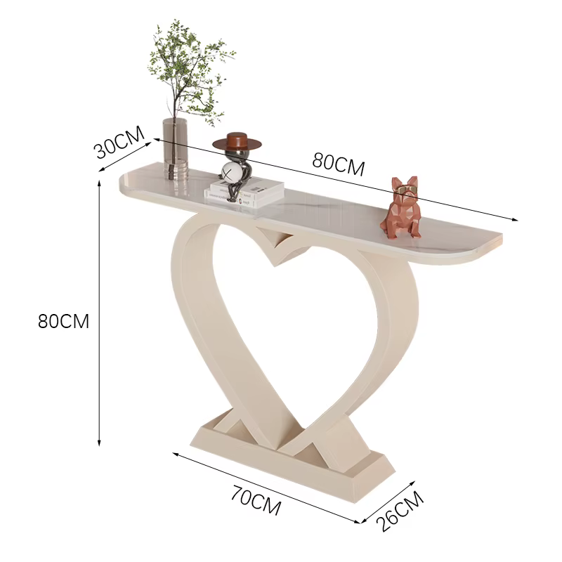 Table Console italienne tendance, beauté Unique, Design de luxe, Glam esthétique Mesa Salón Centro, 