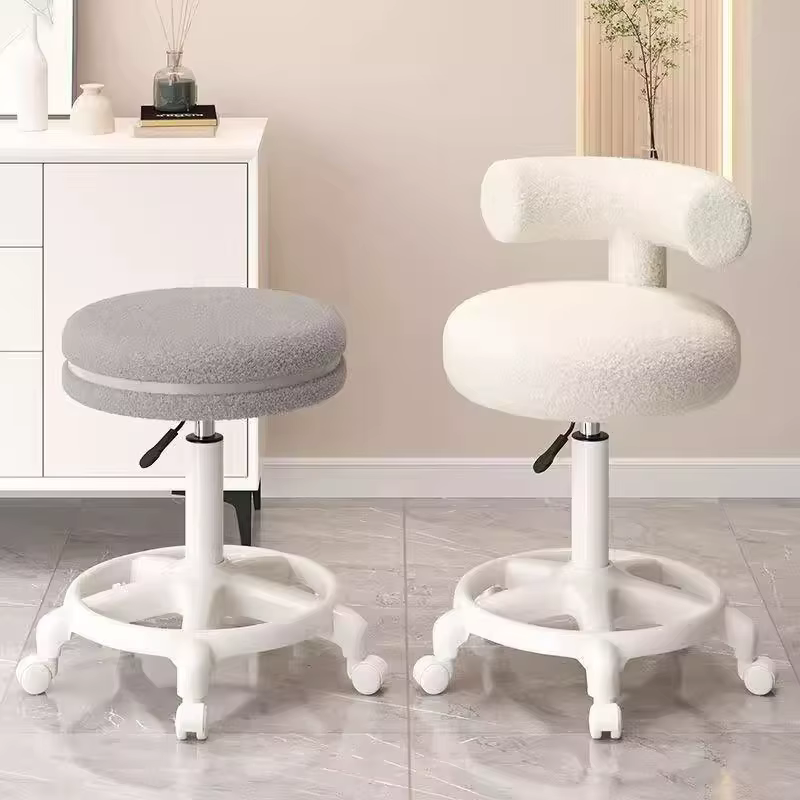 Chaise de maquillage, chaise de coiffeuse pour chambre de filles, chaise relevable à roulettes, tabo
