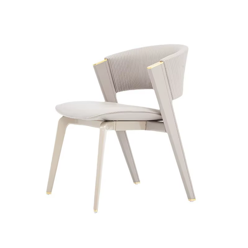 Chaise simple et moderne, tabouret à dossier avec chaise de banquet en bois de frêne