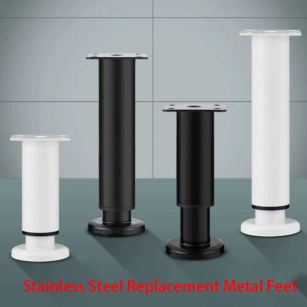 1 pièce Nouvelle Patte de Meuble Réglable de Remplacement en Acier Inoxydable Durable, Pied de Table