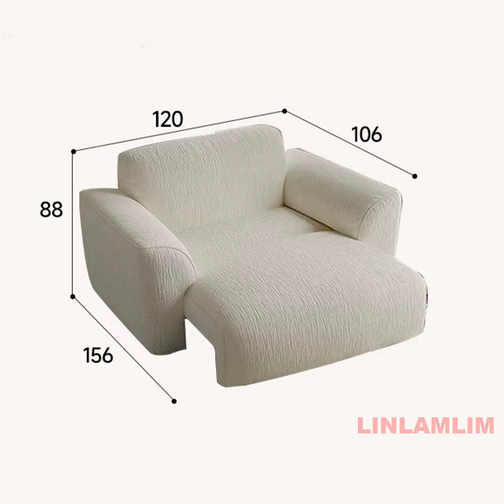 Canapé sectionnel convertible Linlamlim avec fonction de relaxation électrique, canapé-lit électriqu