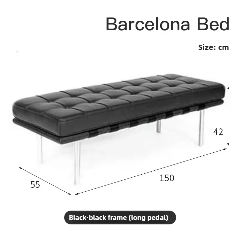 Canapé-lit de Barcelone pour petit appartement, fauteuil inclinable, simple, moderne, loisirs, burea