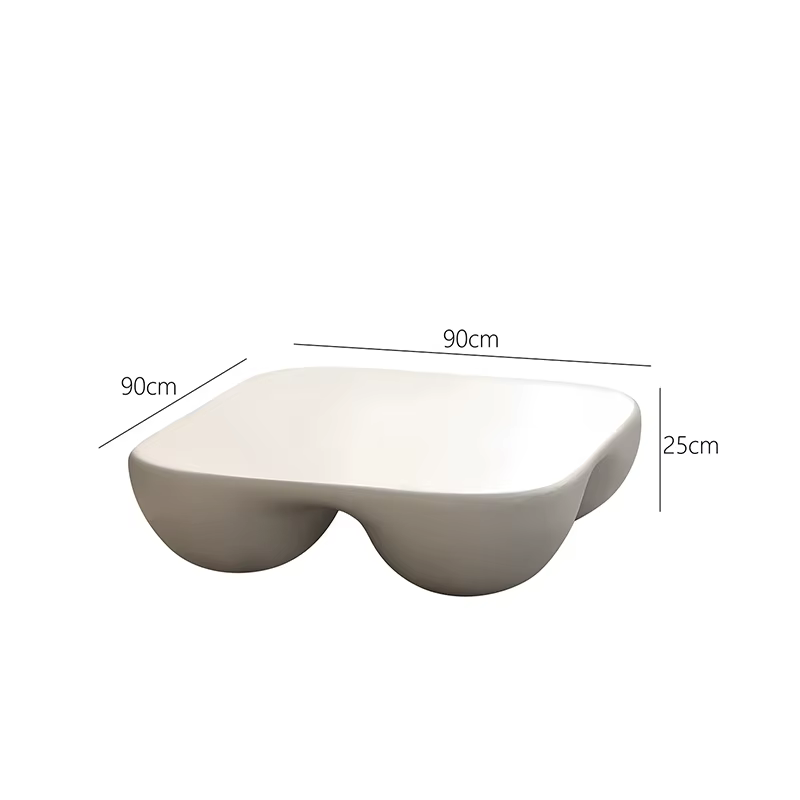Table Basse nordique carrée Design beauté moderne Table Basse minimaliste Table française tendance B