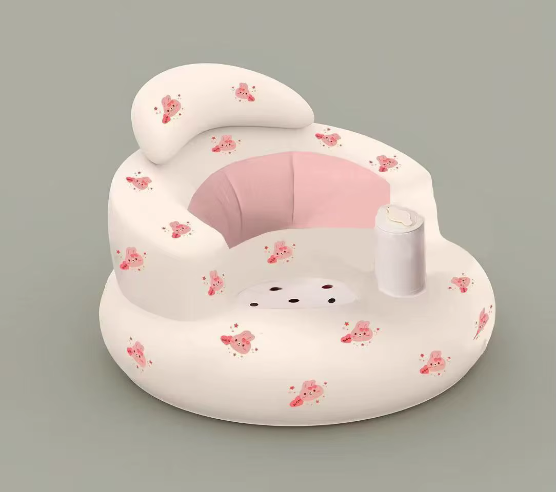 Canapé gonflable pour bébé, chaise avec plateau, pompe à Air intégrée, Support arrière pour bébé, ch
