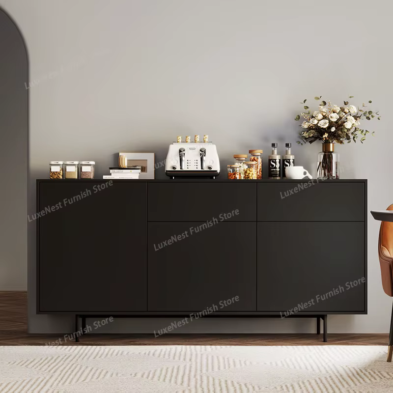 Meubles de salon de luxe en bois : Armoires de rangement, Buffet, Vitrine nordique, Meuble à vin des