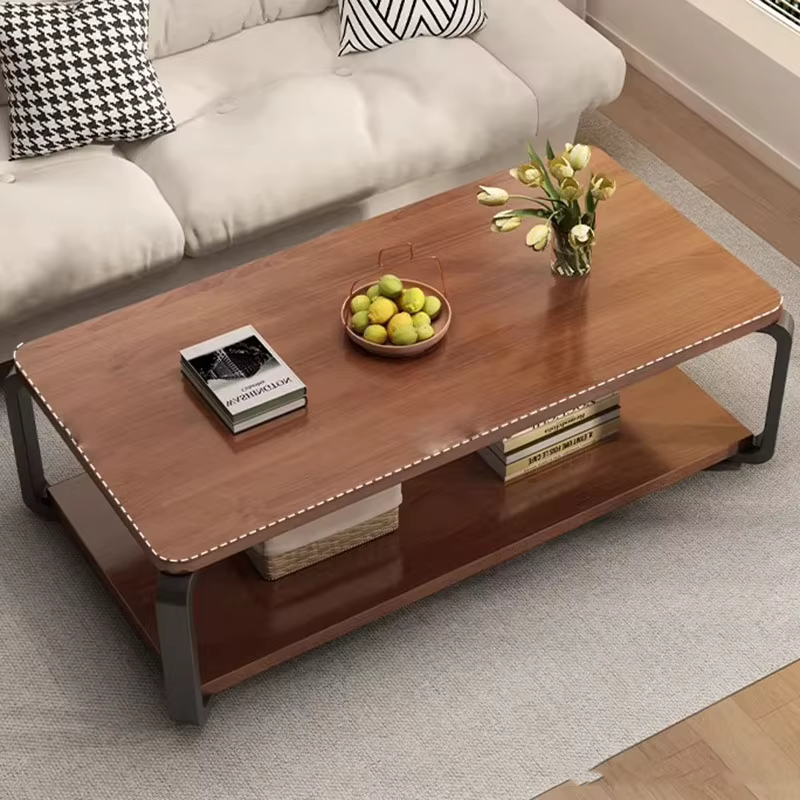 Table d'appoint moderne en bois, de luxe, avec rangement, mobile, pour salon, table basse, meuble d'