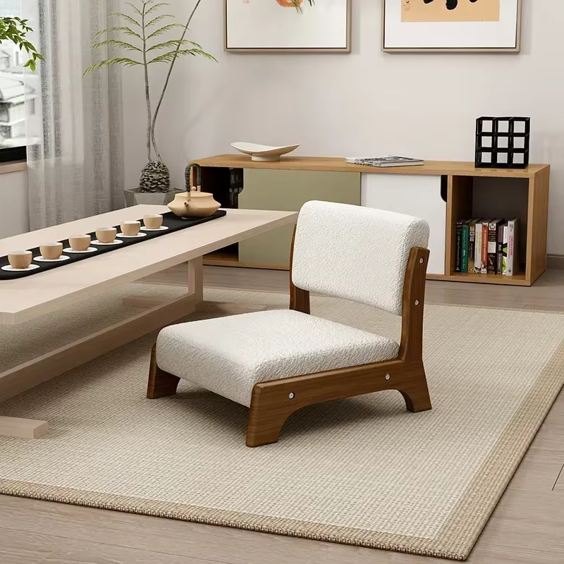 Chaise de canapé paresseux hypothécaire ami moderne, meubles de salon japonais, siège de sol arrière