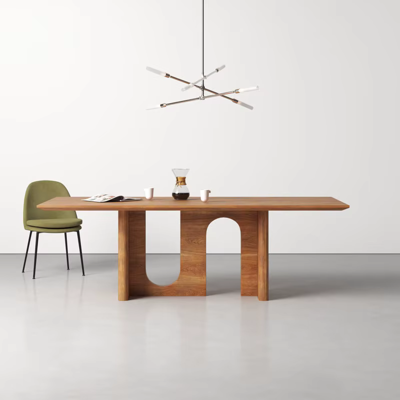 Table à manger rectangulaire pour salon, Design De luxe moderne, Table à manger Mobile nordique, meu