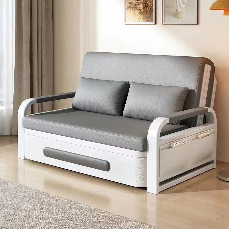 Canapé-lit pliable multifonctionnel pour salon, balcon, compact, usage individuel, conversion facile