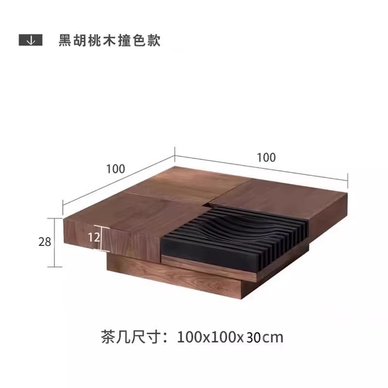 Table basse moderne européenne, beauté Simple, Unique, tendance, avec organisateur De rangement, tir