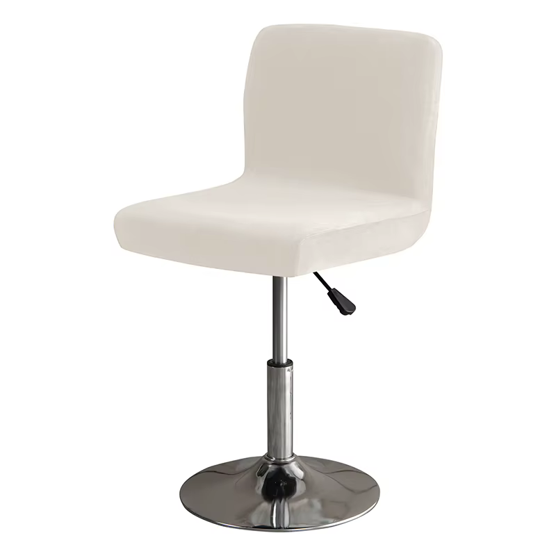 Housses de chaise de Bar souples en tissu velours, 1 pièce, housses de siège de tabouret à dossier c