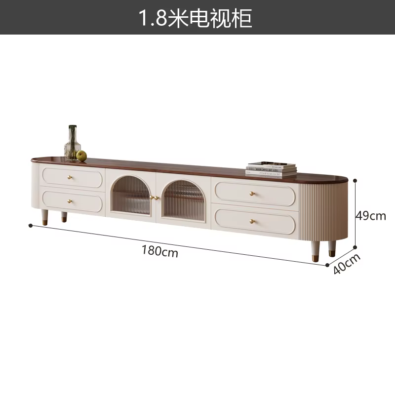Meuble Tv Glam européen, tendance, moderne, de luxe, pour salon, rangement caché, meuble de chambre