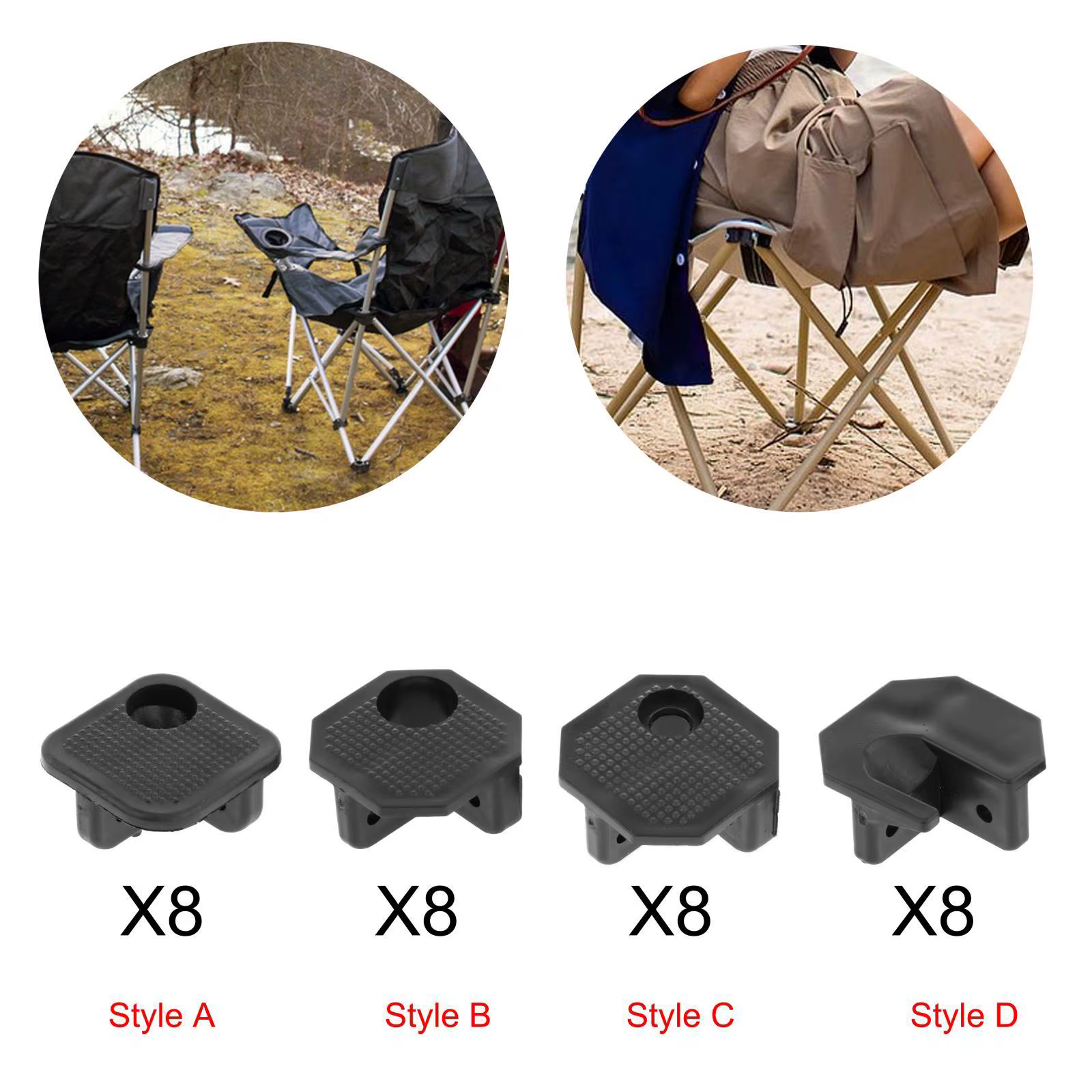 Pieds de Chaise Pliante, Accessoires de Réparation, Connecteurs de Camping, Accessoire de Rêves pour