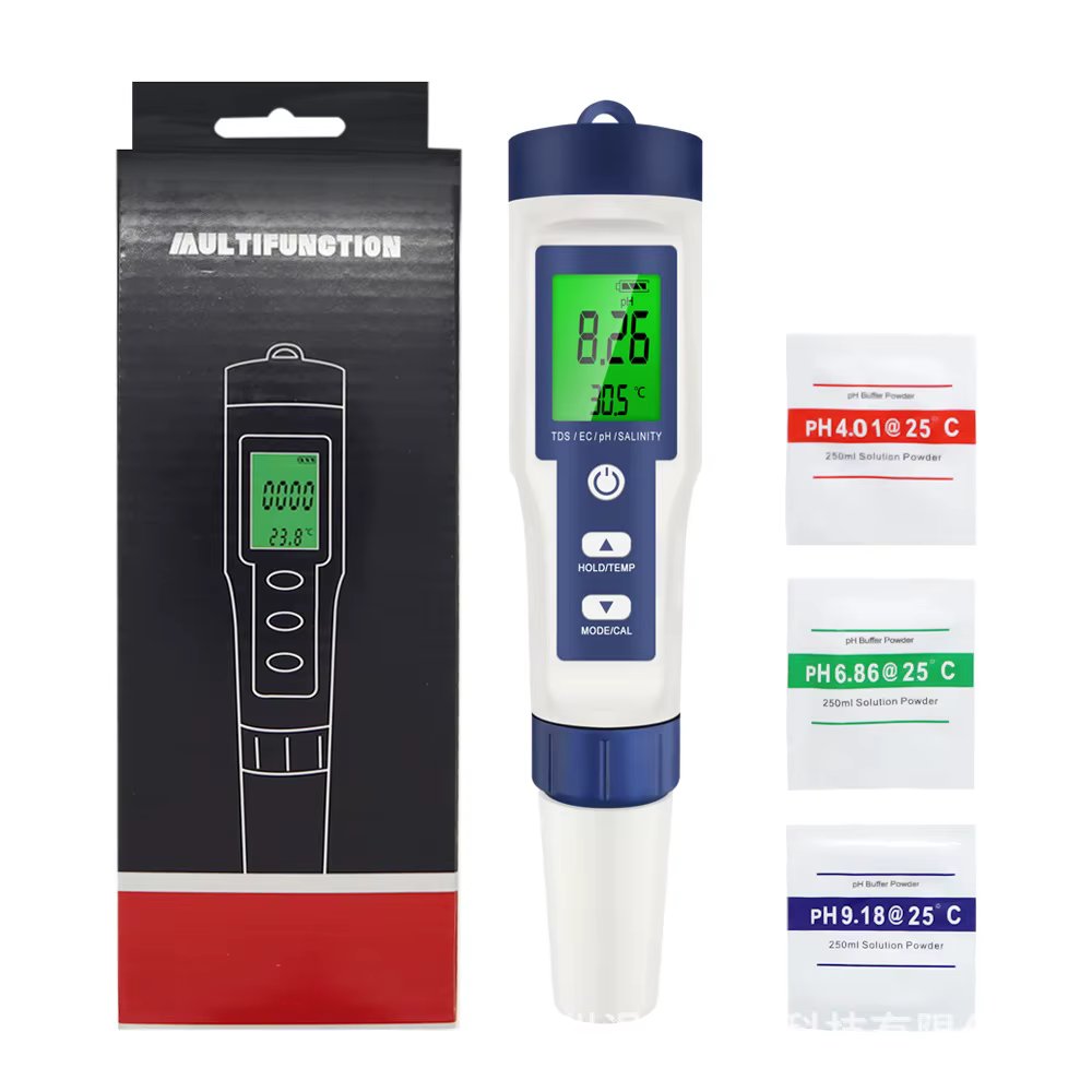 Moniteur de qualité de l'eau 10 en 1, testeur multifonction PH/EC/TDS/ORP/H2/Fertile/salinité/S.G/ré
