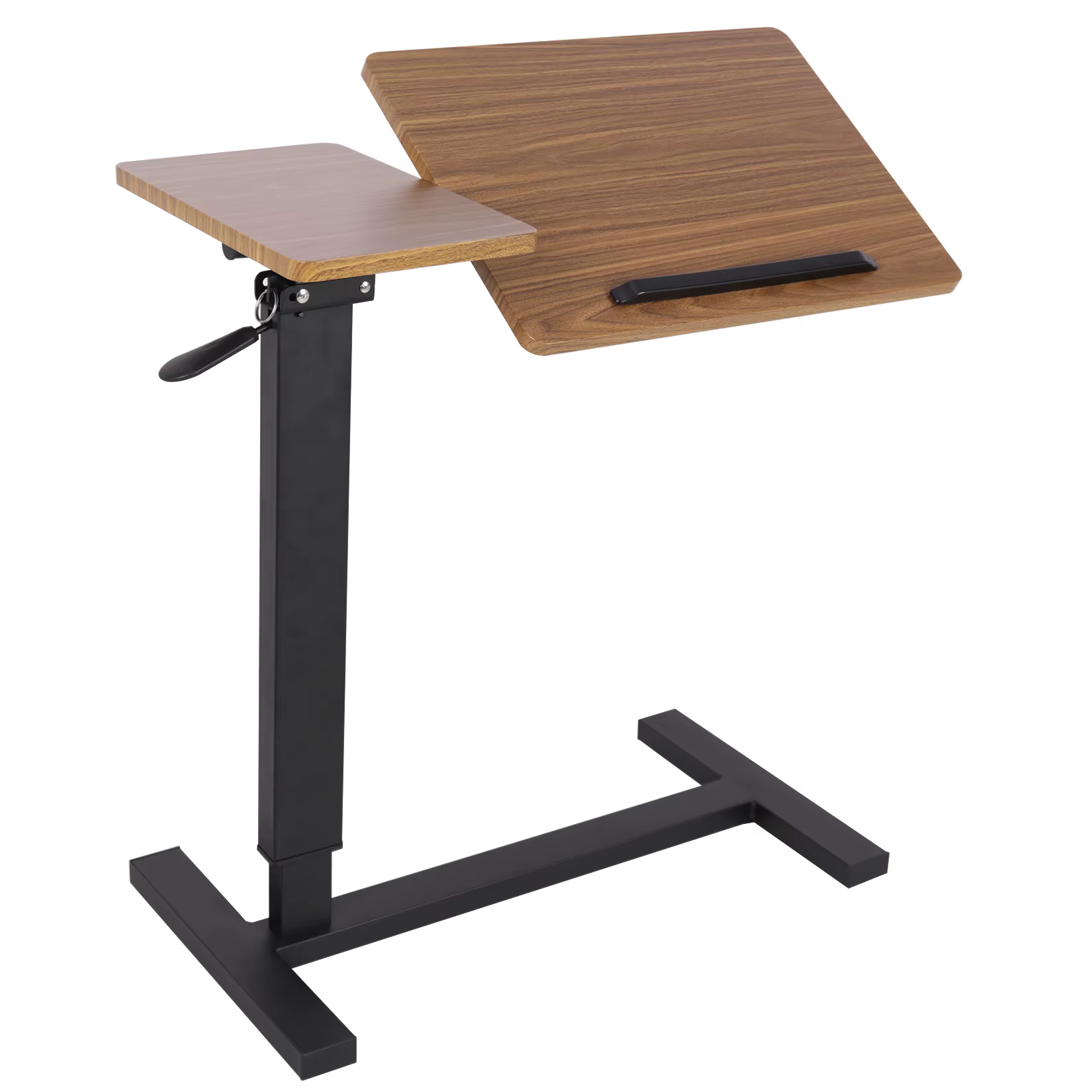 Table de chevet réglable en hauteur, table d'ordinateur portable avec roulettes cachées