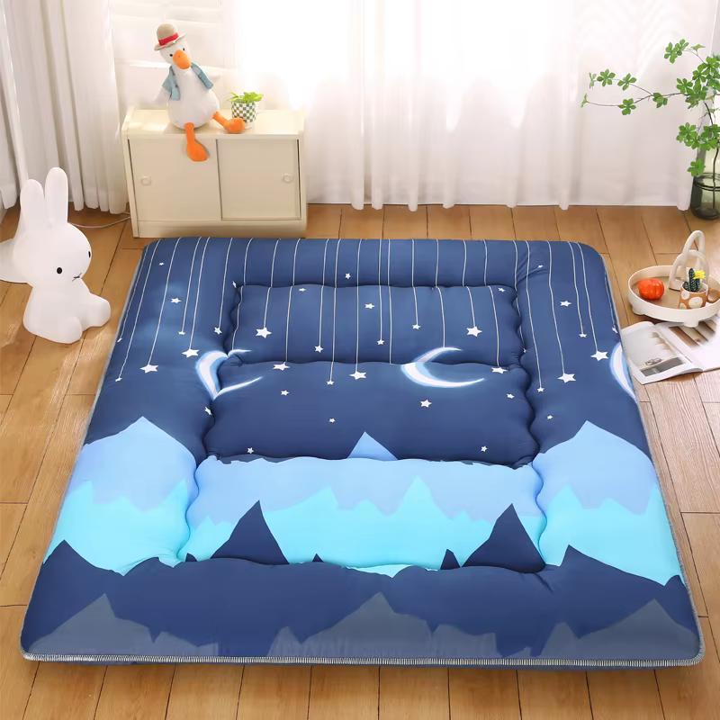 Matelas tatami épais pour salon, tapis de sol, coussin moelleux pliable, matelas de couchage pour la