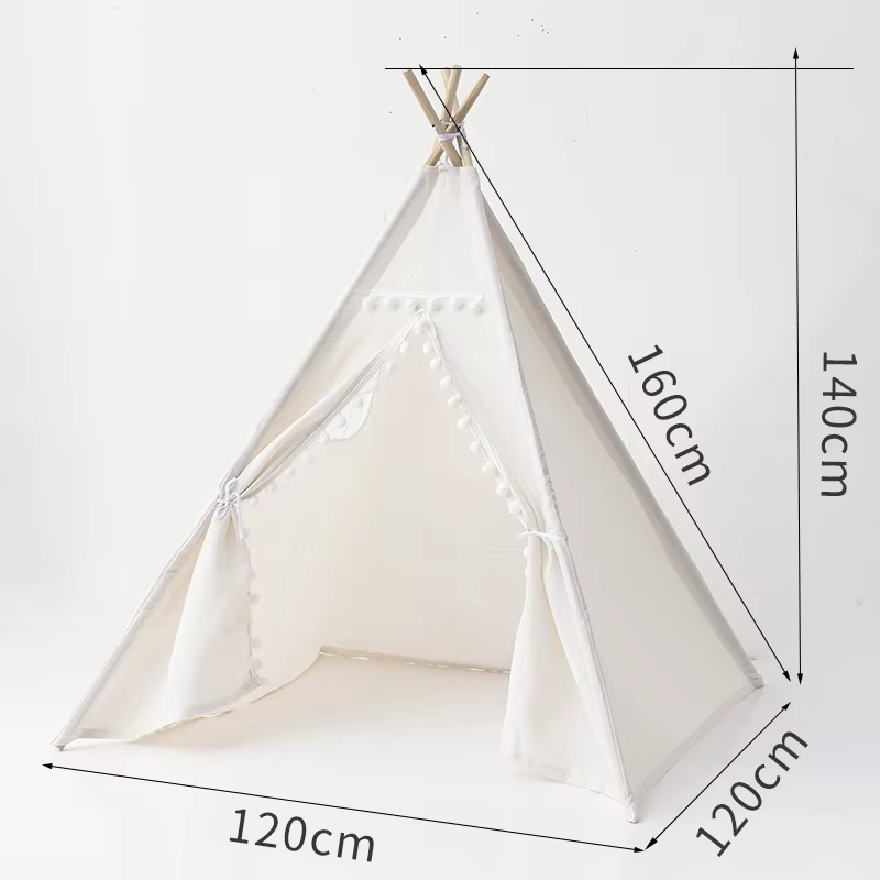 Tente tipi Portable grande maison de jeu pour enfants tentes enfants toile tente de jeu indien Wigwa