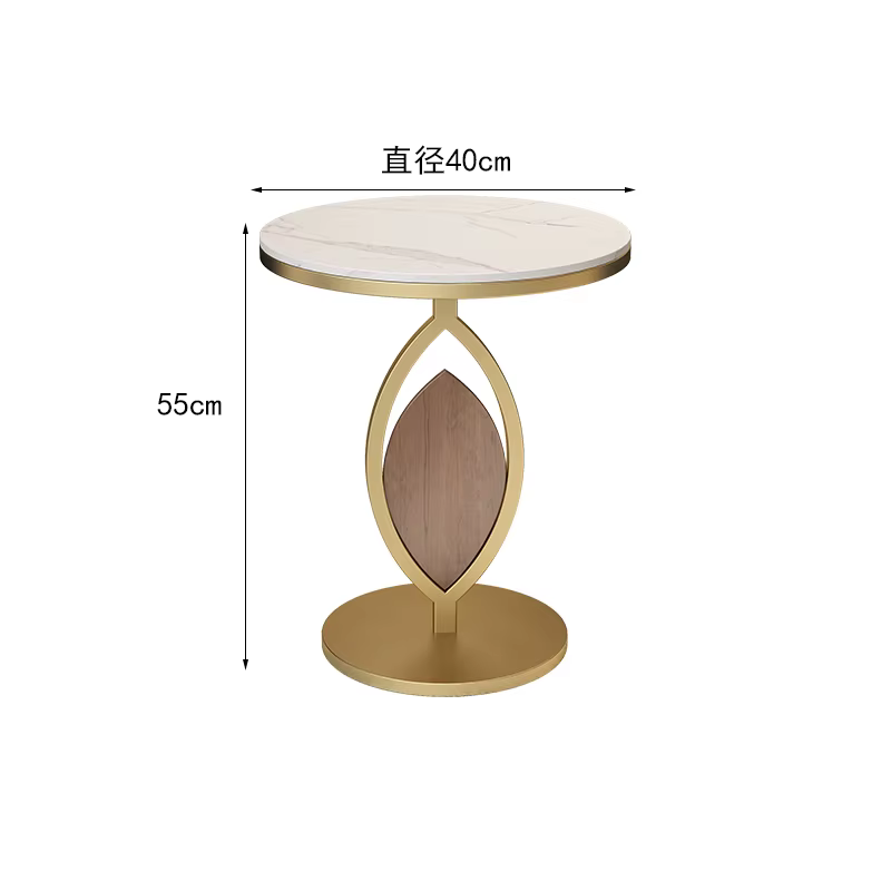 Table d'appoint ronde créative, design simple, gain de place, table d'appoint de canapé, table basse