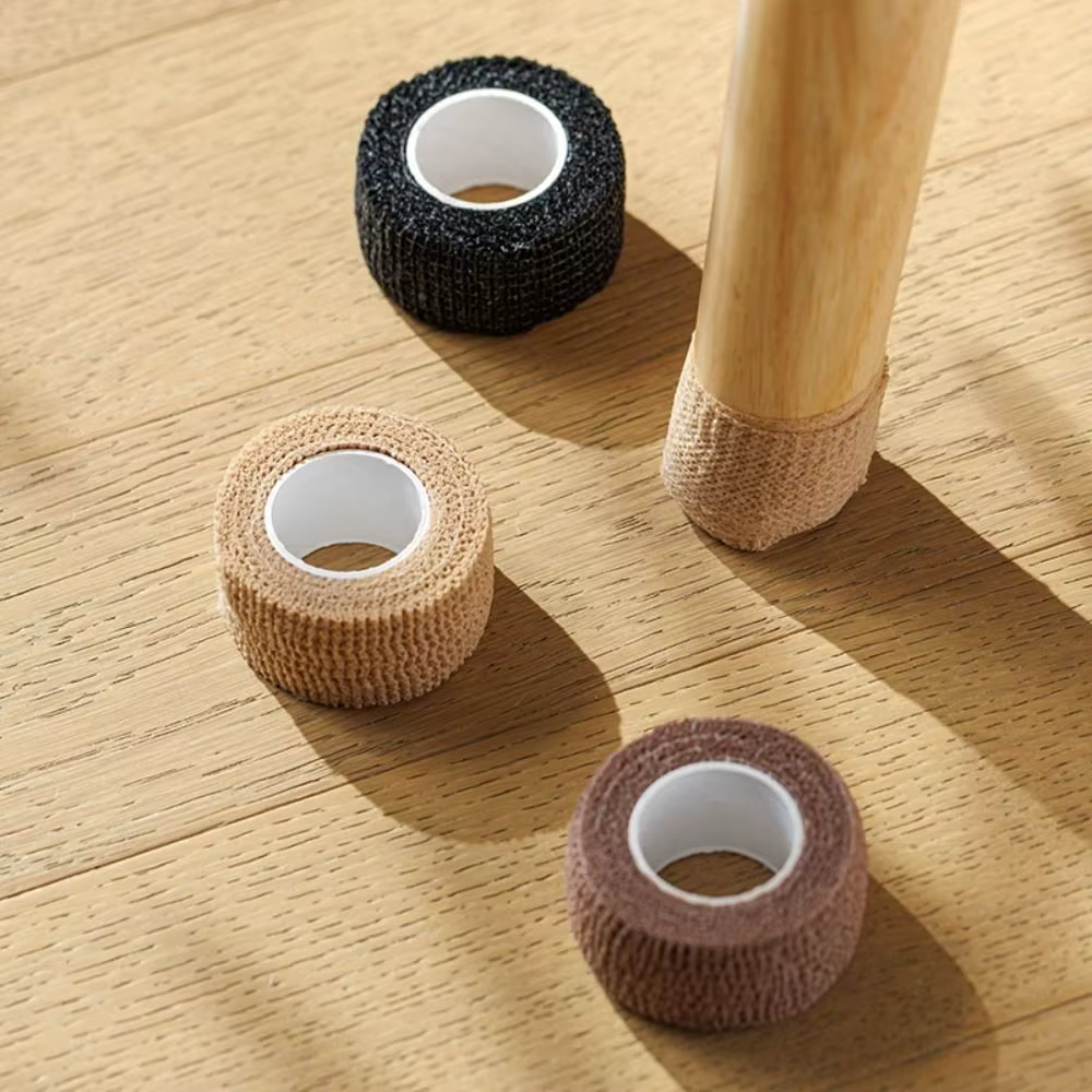 Autocollants de couverture de jambe de table de chaise de rouleau de meubles en feutre anti-ald, cou