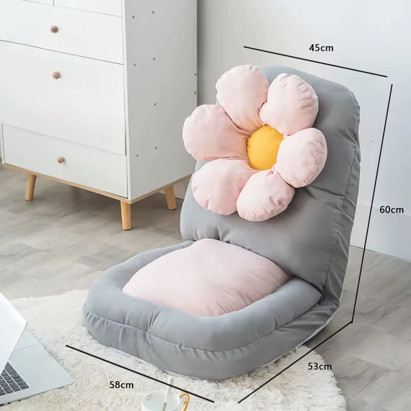 Canapé paresseux pliable avec dossier réglable, siège tatami simple, chaise longue confortable, peti