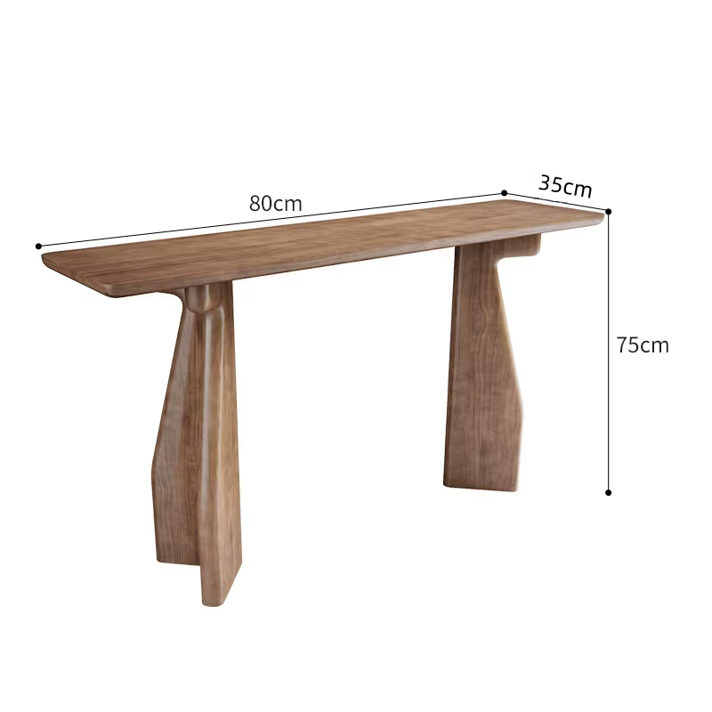 Table d'angle moderne en bois, couloir, Console d'entrée Unique pour Salon, Console Glamour de luxe,