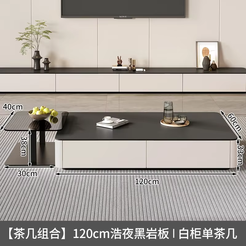 Design moderne Table basse Glamour moderne Simple luxe Table basse salon Mesa De Centro De Sala meub