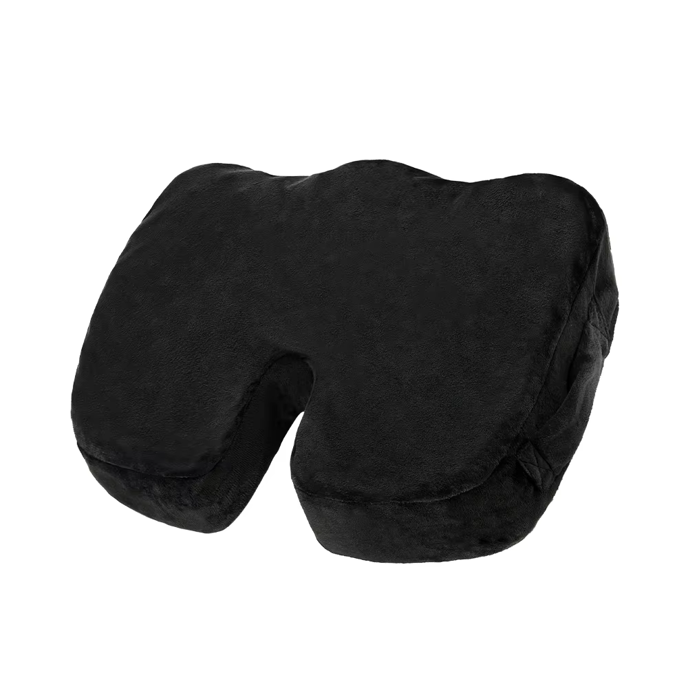 Coussin de siège confortable et respirant, design en forme de U, coussin de massage en éponge ondulé