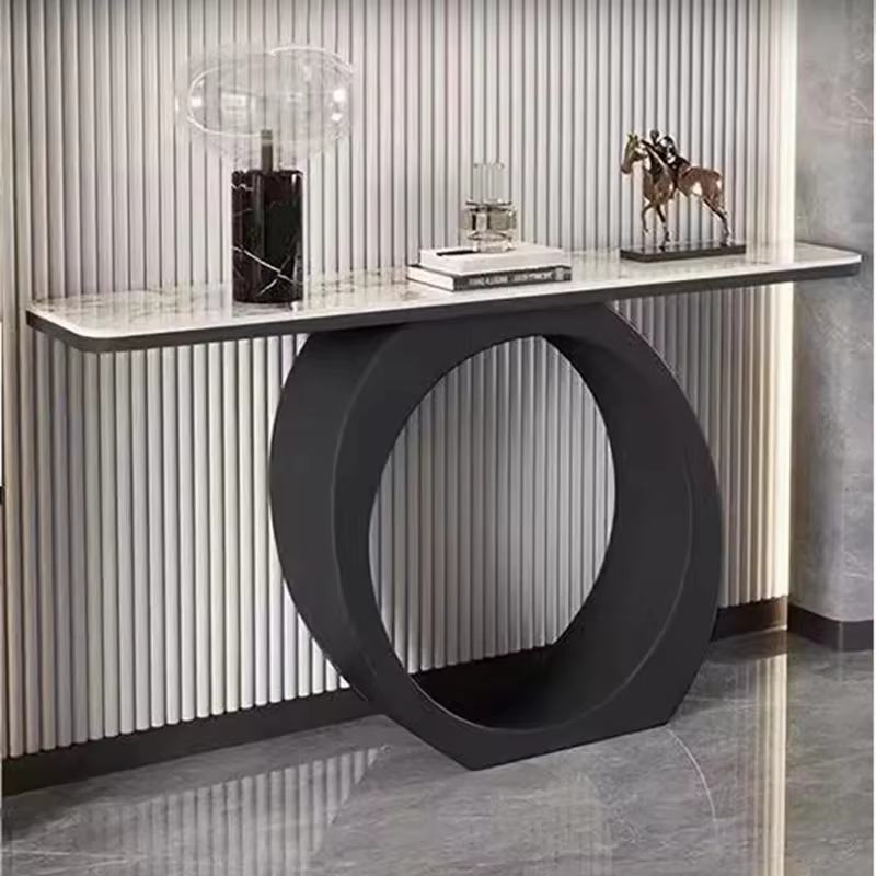 Table Console nordique en marbre, entrée moderne, luxe, minimaliste, esthétique, Glamour, Tavolo Sog