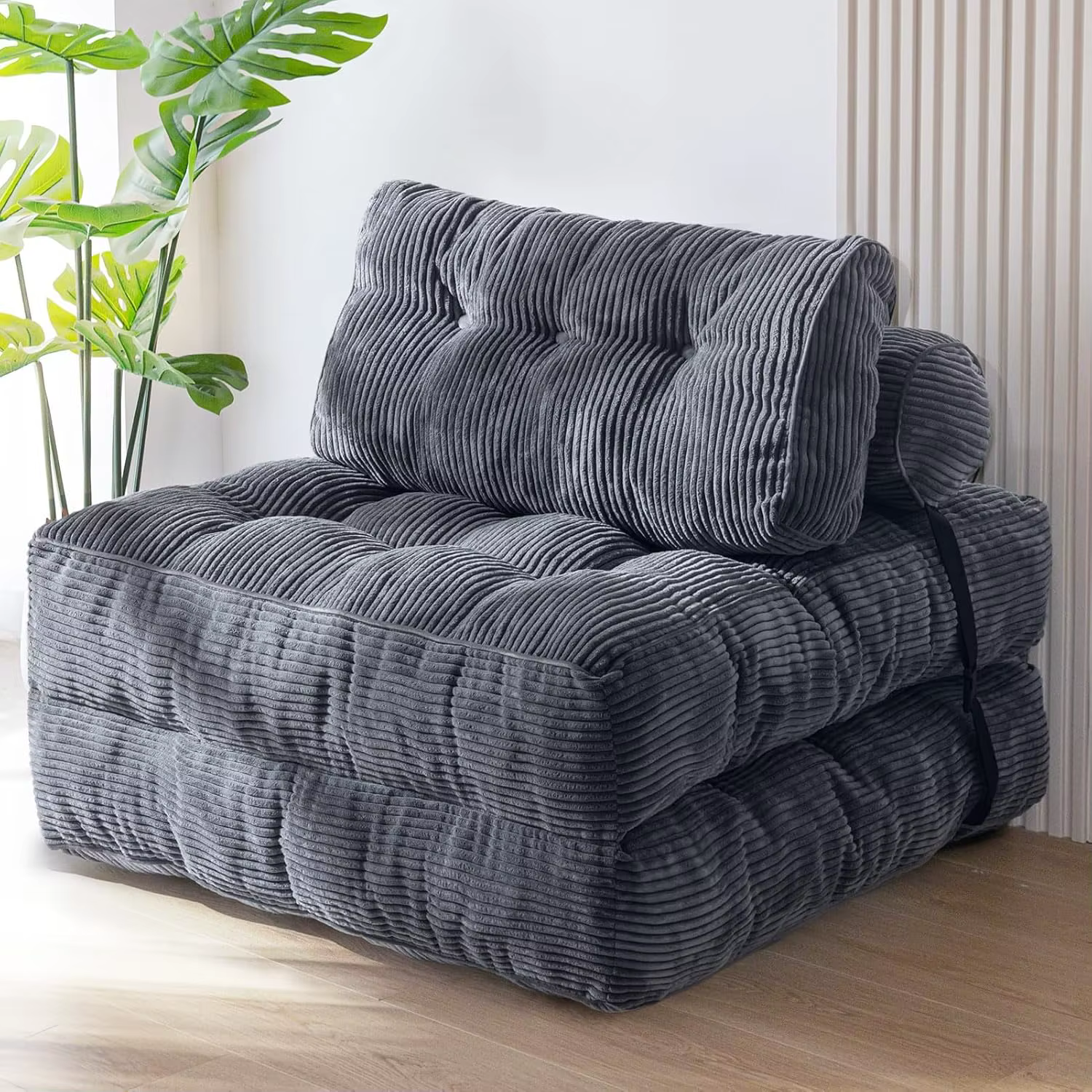 Canapé-lit pliant, chaise-lit convertible avec oreiller, matelas pliable, chaise-lit pliable Portabl