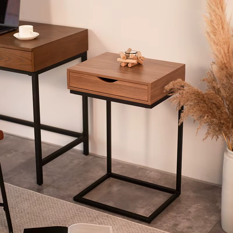 Buffet de canapé Antique, Table Console glamour pour salon, Table d'appoint de rangement Portable en