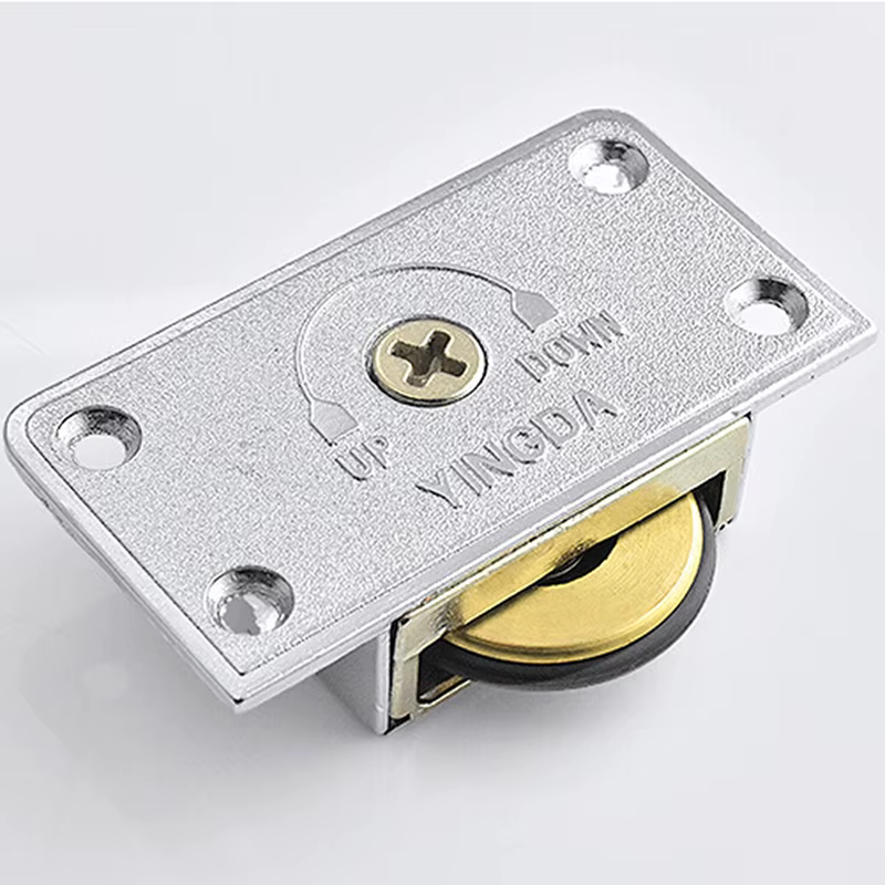 Roulettes métalliques pour portes coulissantes de meubles, roulettes de support pour armoires et pla