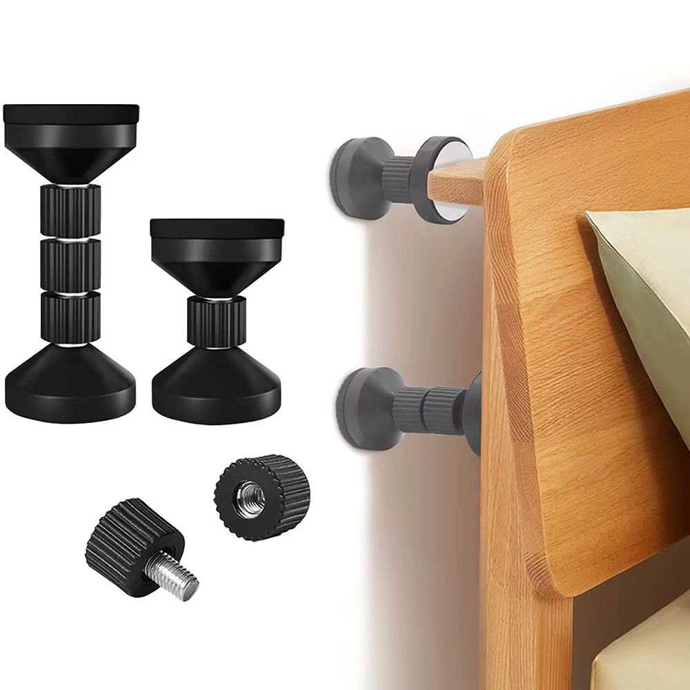 Support télescopique anti-vibration pour meuble, canapé, lit, stabilisateur de tête de lit, butée de