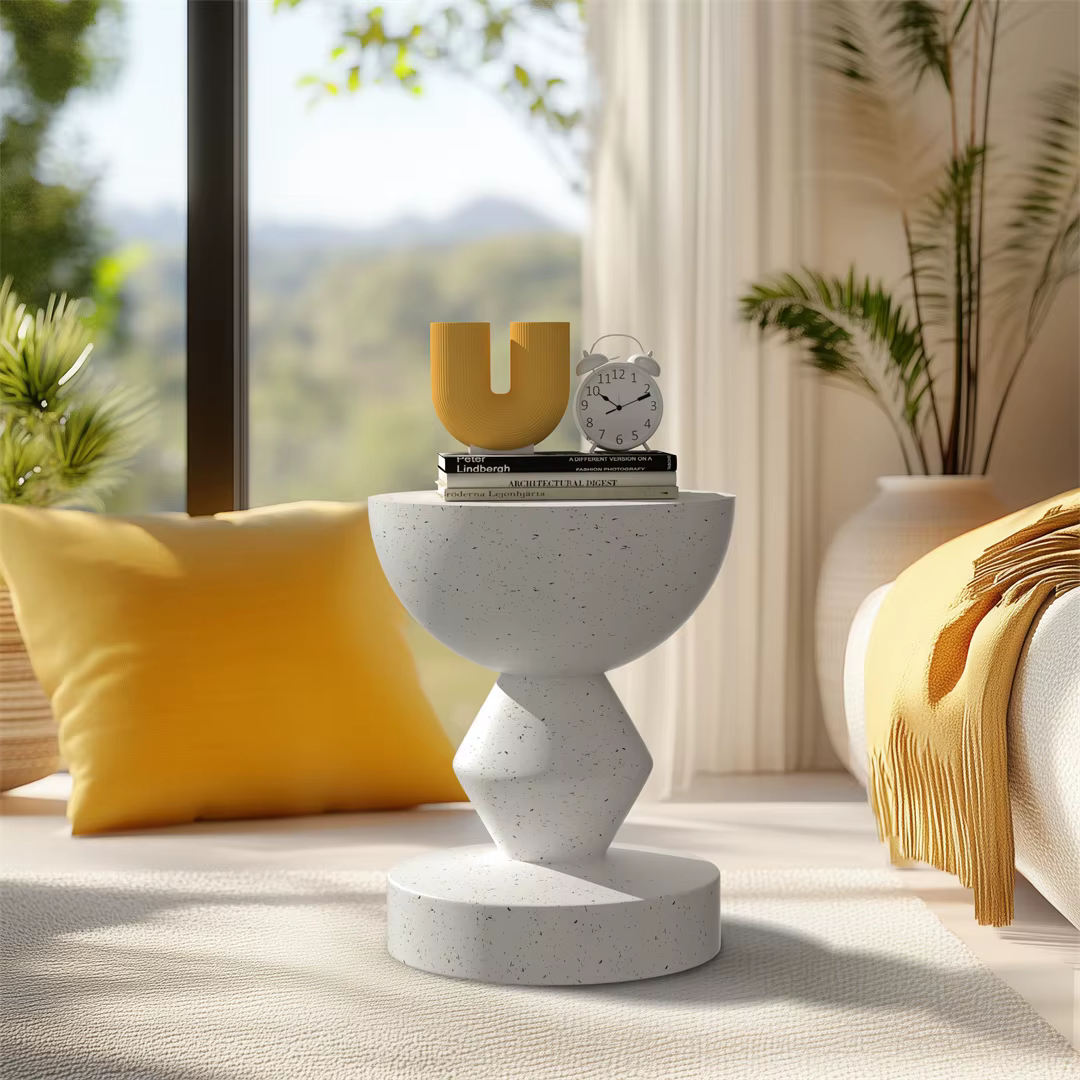 Table d'appoint d'intérieur moderne pour salon, canapé, Table d'appoint extérieure, tabouret léger e