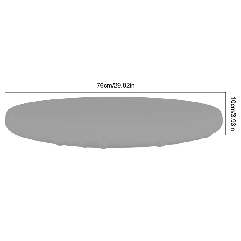 Housse de Protection contre la pluie pour Table ronde d'extérieur, imperméable, Protection contre le