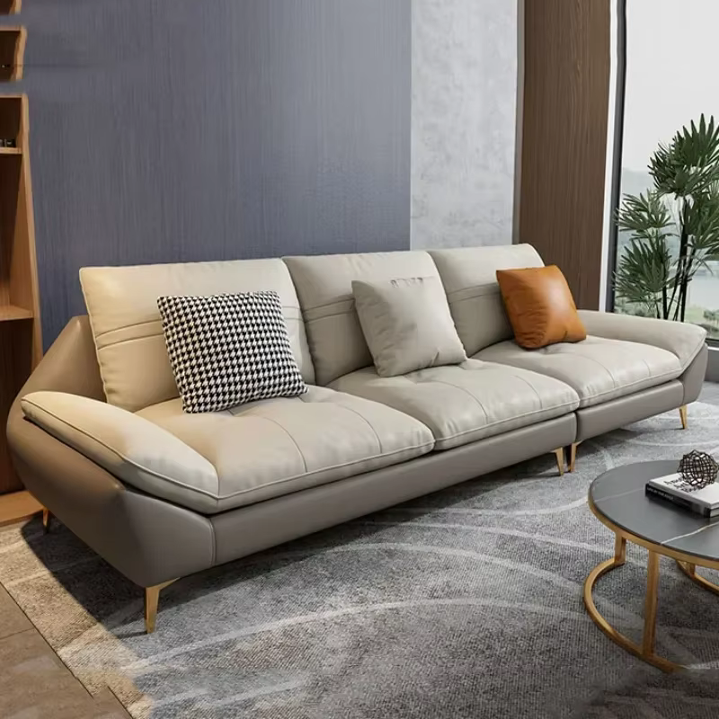Canapé-lit moderne 3 places en éponge modulaire Xxl, mousse relaxante pour adultes, fauteuil Longue