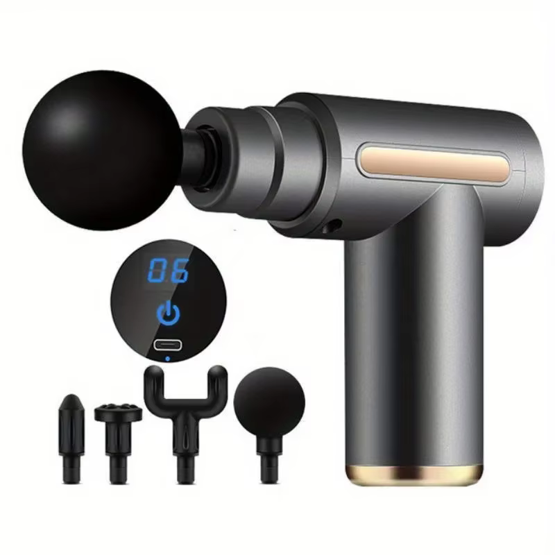 Pistolet de massage électrique portable PerSCH, odorde massage facial, relaxation du corps avec écra