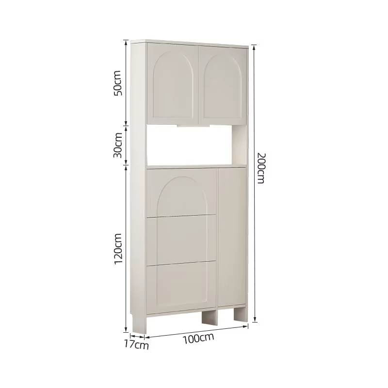Meuble à chaussures de luxe compact avec couvercles, organisateur de chaussures économique avec sépa