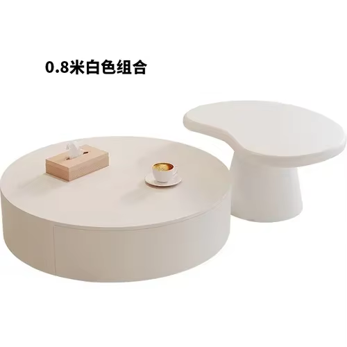 Tables basses rondes nordiques Design de luxe Glam Table d'appoint Simple esthétique moderne Stoliki