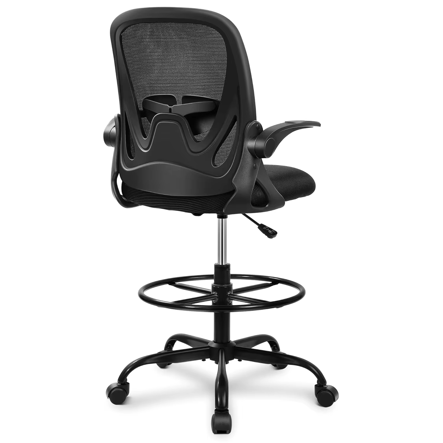 Chaise de bureau haute ergonomique avec accoudoirs relevables, chaise de direction pour bureau debou