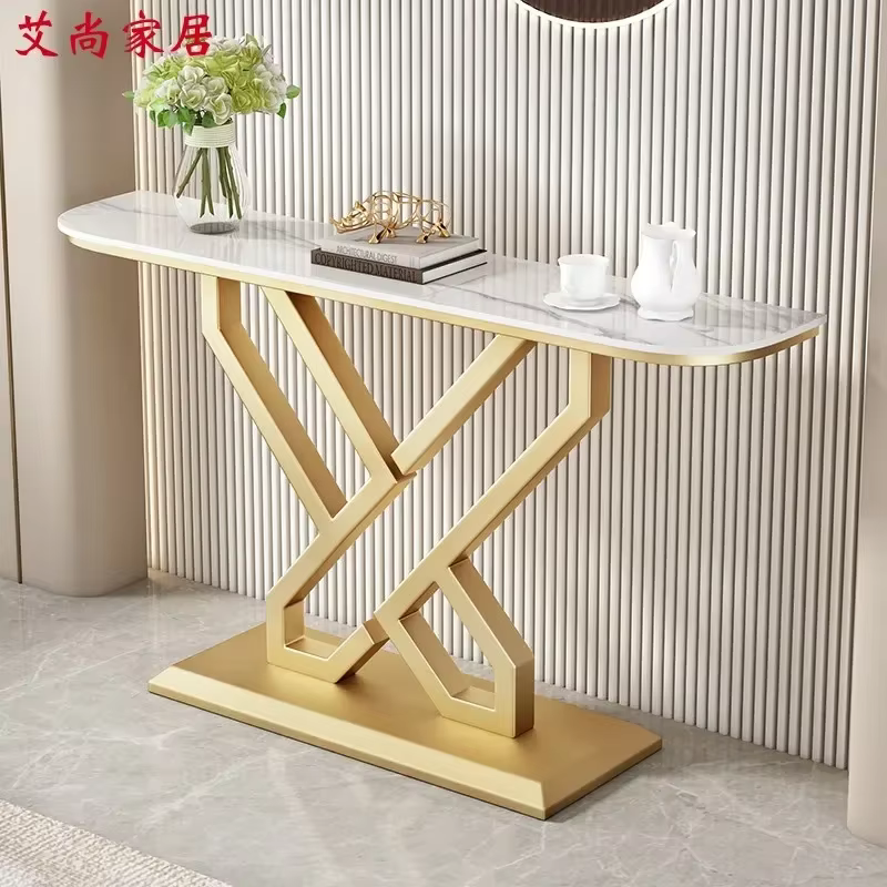 Table de couloir nordique élégante, Unique, tendance, européenne, moderne, Vintage, délicate, Consol