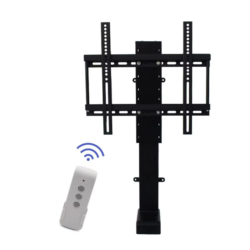 Support de télévision LCD avec télécommande électrique, élévateur de télévision motorisé