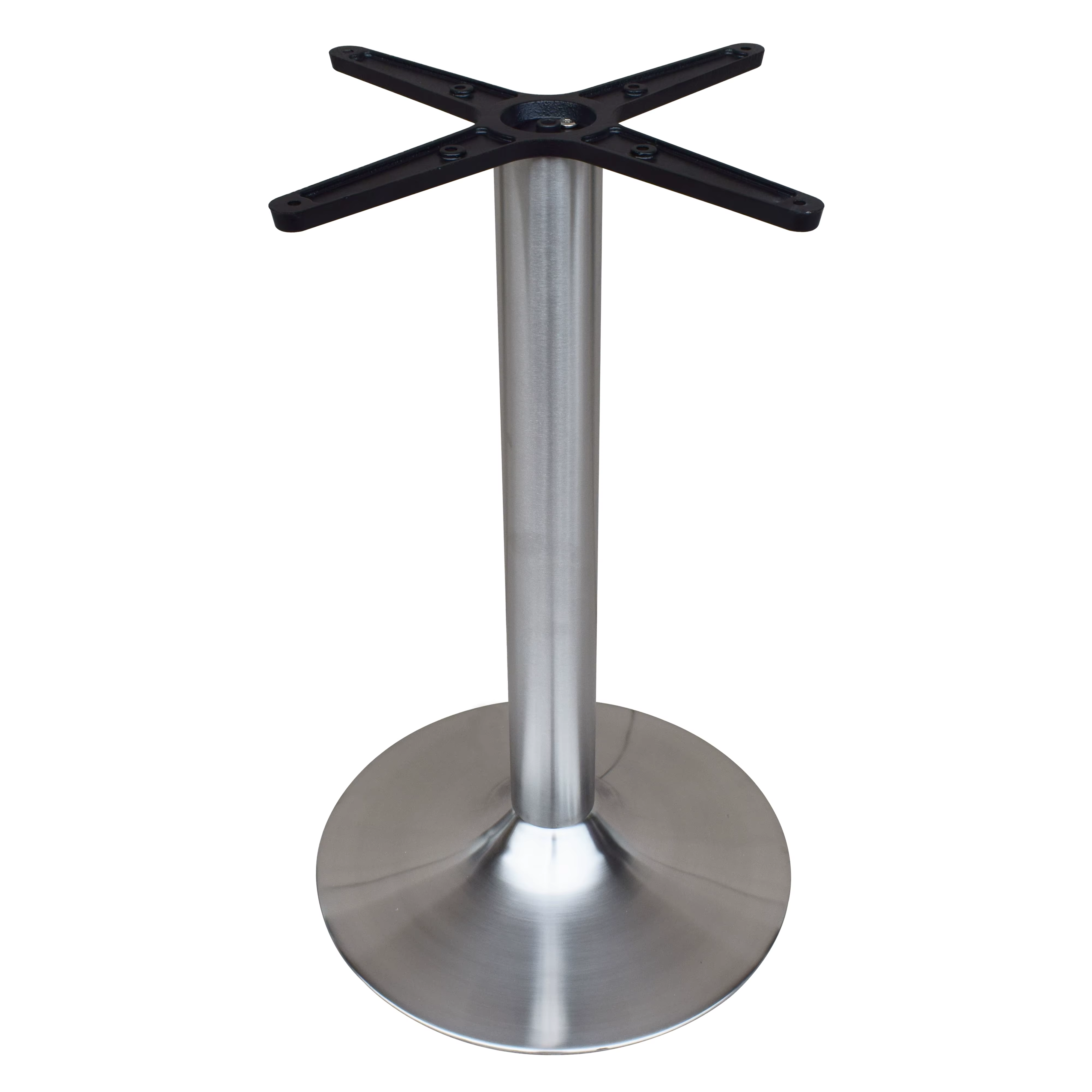 Pieds de table basse ronds chromés modernes, vente en gros directe d'usine, base métallique en acier