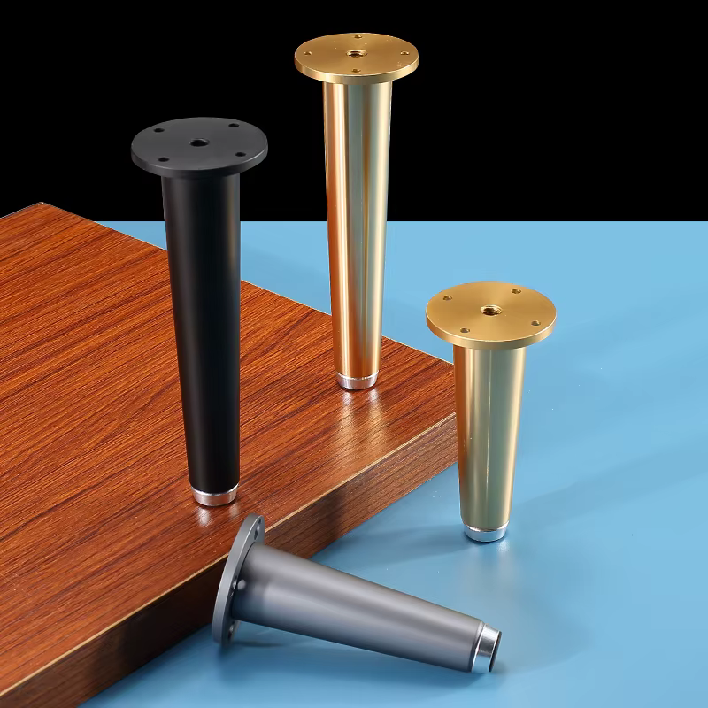 1 pièces en alliage d'aluminium pieds dorés pour meubles de télévision pieds pied Table canapé chais