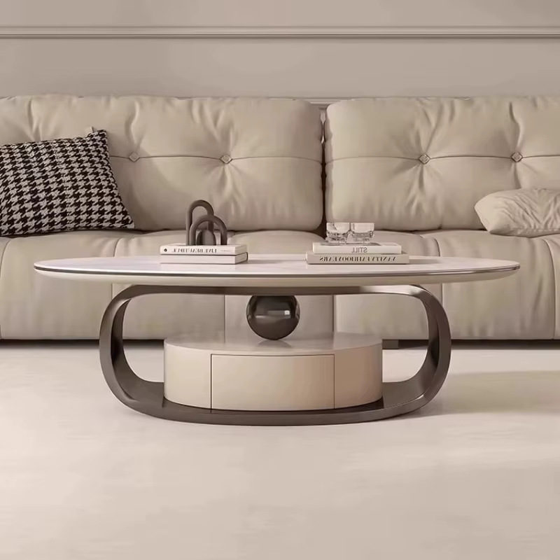 Table basse nordique peu encombrante, luxe, claire, Simple, écriture, Table d'appoint, décoration ro