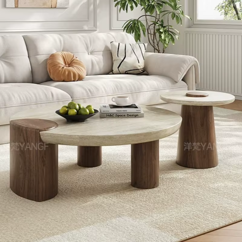 Tables basses Funky Center, Tables basses vintage, Tables basses relevables pour canapé, Tables bass