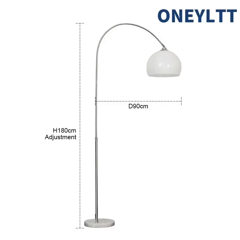 Moderne minimaliste salon canapé à côté de lampadaire LED lampe de lecture décor à la maison lampe l