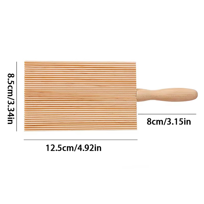 Table de Poupée en Bois Naturel, Planche Garganelli Pratique, Pâte Gnocchi Macaroni, Exécutif Fait à