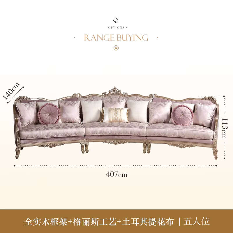 Coussin salon canapé confortable luxe romantique design canapé salon élégant Muebles Para Habitacion